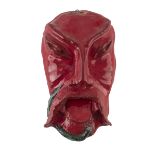 CERAMIC MASK MATTEUCCI FAENZA EARLY 20TH CENTURY