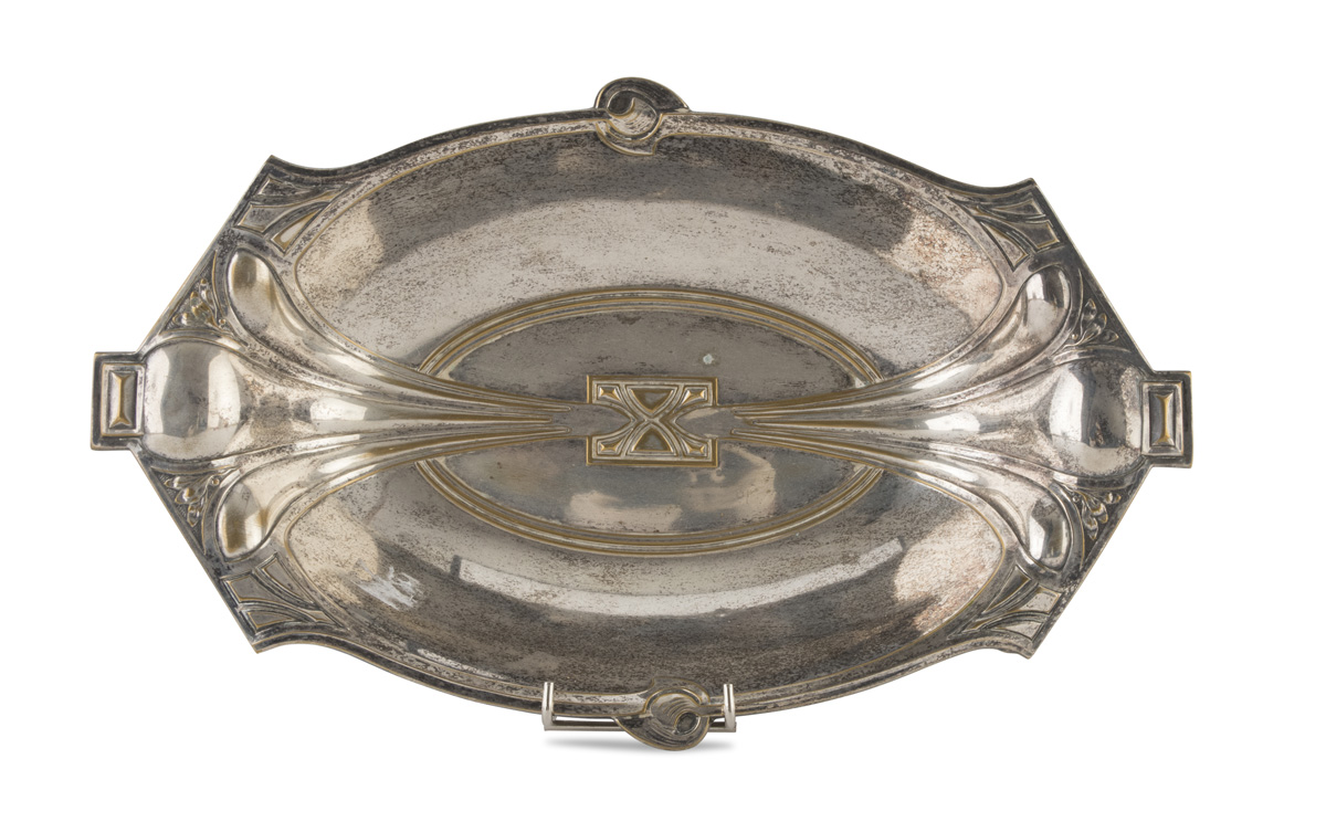 SILVER-PLATED BOWL LIBERTY PERIOD