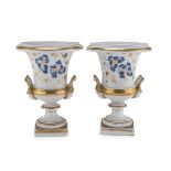 PAIR OF MEDICAL PORCELAIN VASES 19TH CENTURY