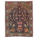 RARE MALAYER CARPET EARLY 20TH CENTURY