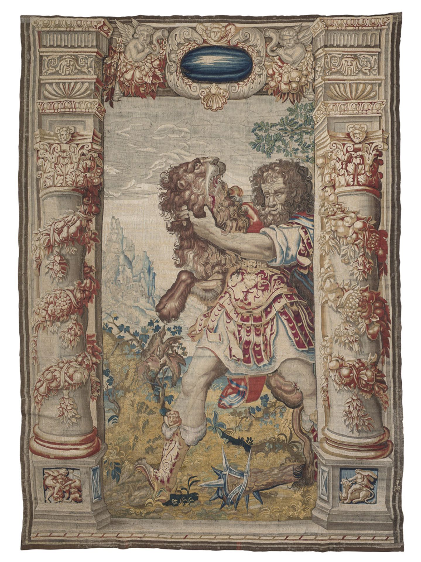 EXTRAORDINARY FLEMISH TAPESTRY BRUSSELS MANUFACTURE EARLY 17th CENTURY