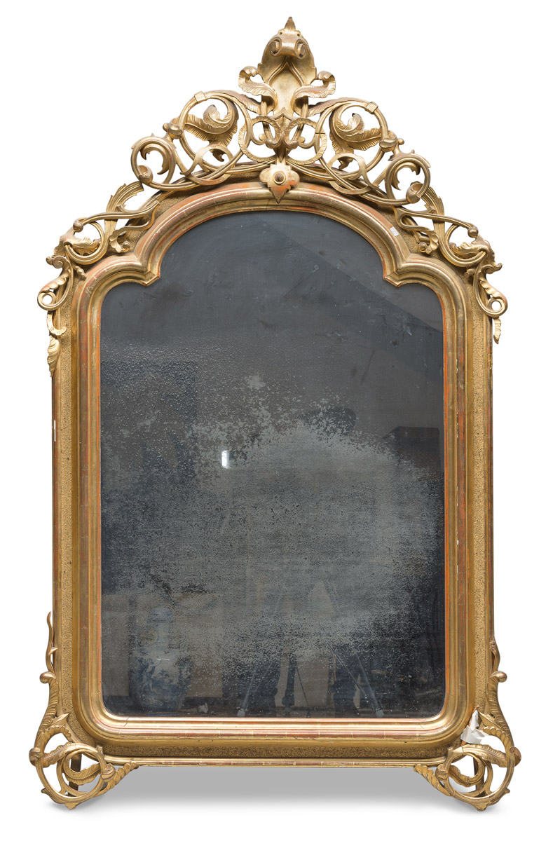 BEAUTIFUL GILTWOOD MIRROR 19th CENTURY