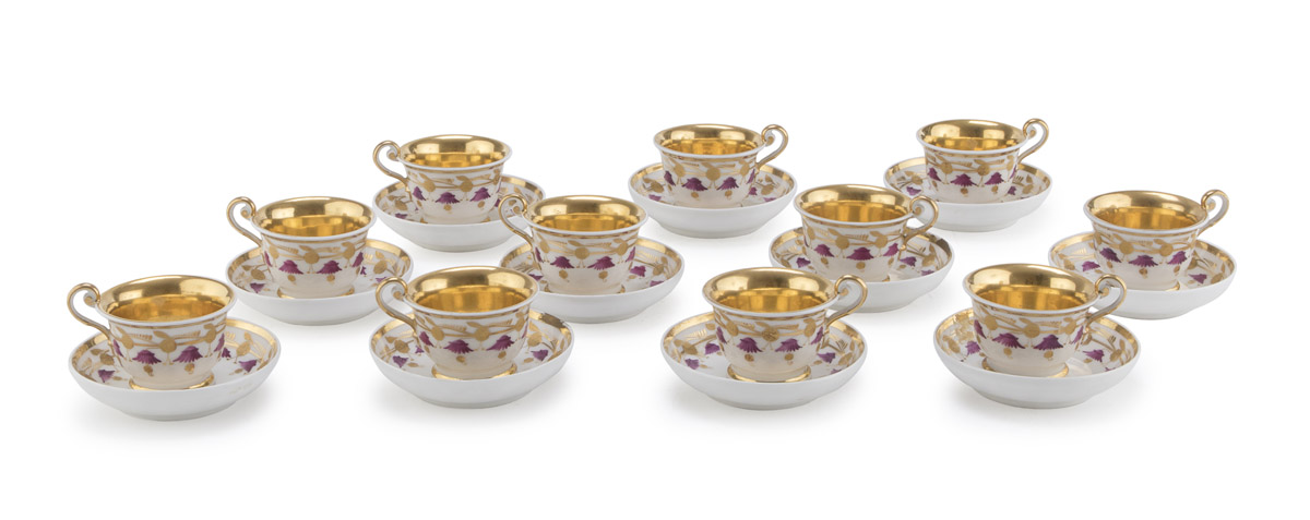 TEA CUPS SERVICE 19TH CENTURY