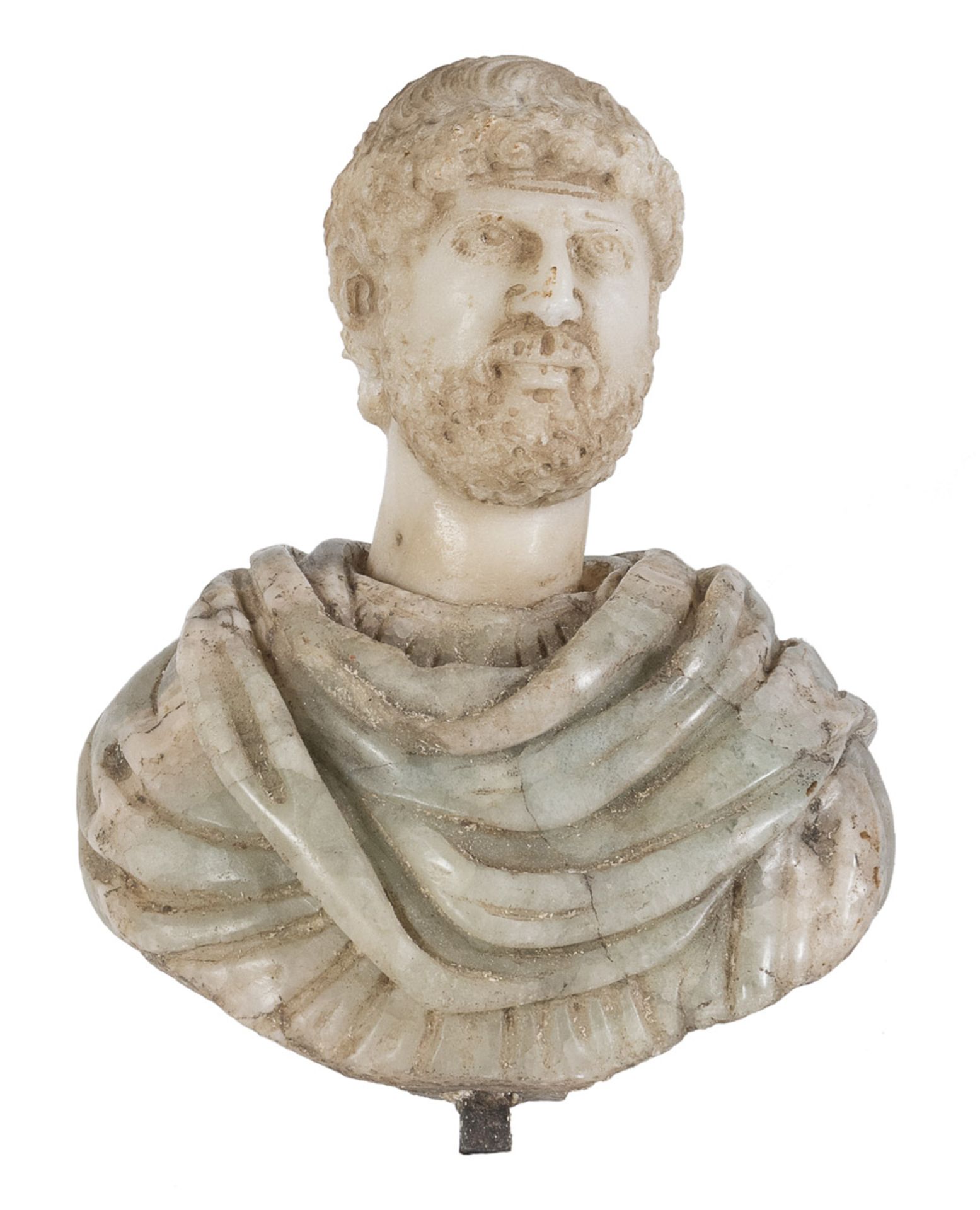 SMALL BUST OF HADRIAN 19th CENTURY