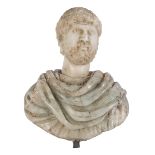 SMALL BUST OF HADRIAN 19th CENTURY