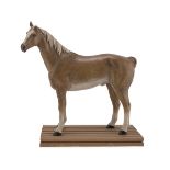 HORSE SCULPTURE IN LACQUERED WOOD 20TH CENTURY