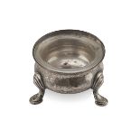 SILVER-PLATED SALTCELLAR EARLY 20TH CENTURY