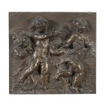 PAIR OF BRONZE HIGH-RELIEFS LATE 19th CENTURY