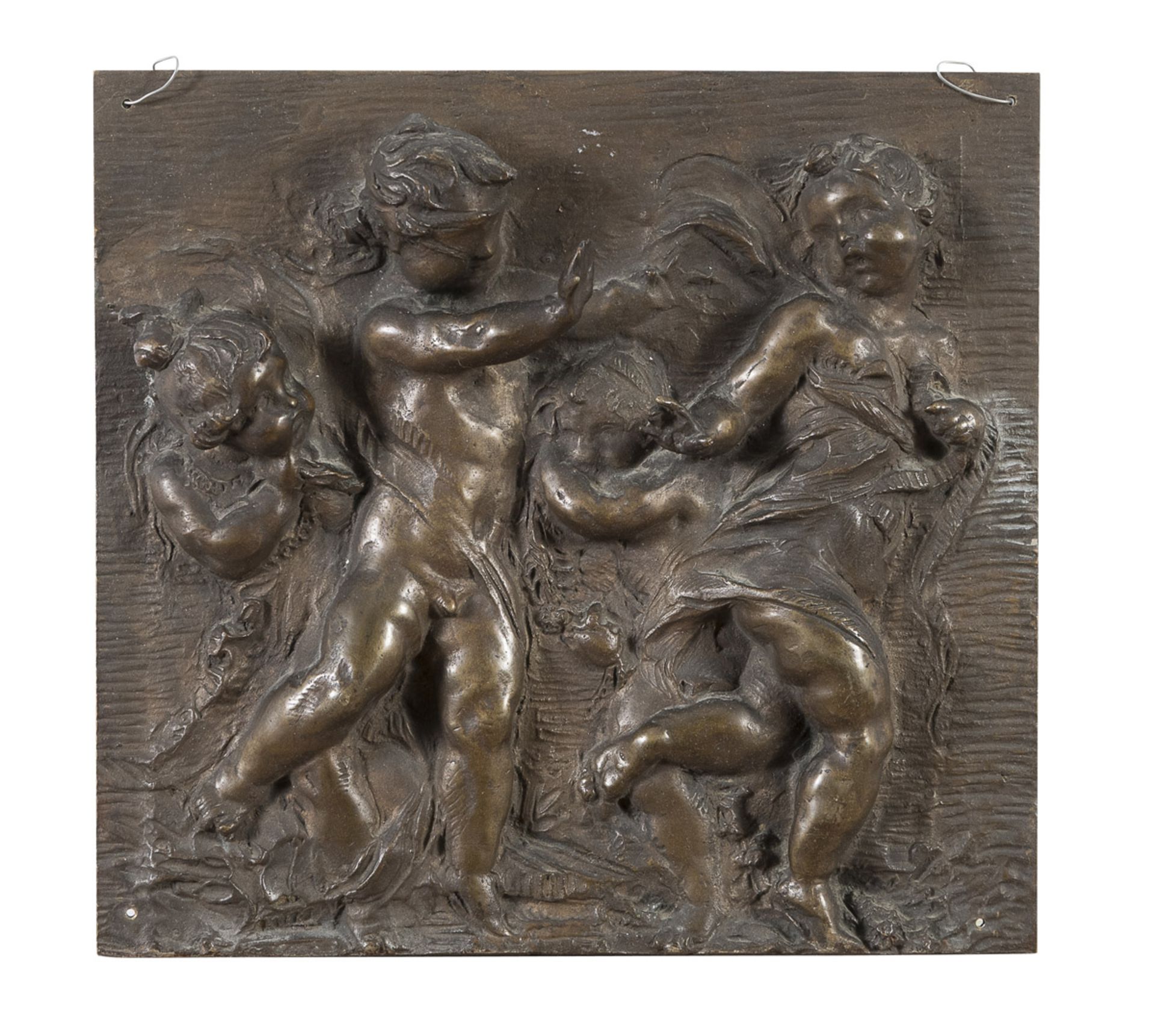 PAIR OF BRONZE HIGH-RELIEFS LATE 19th CENTURY