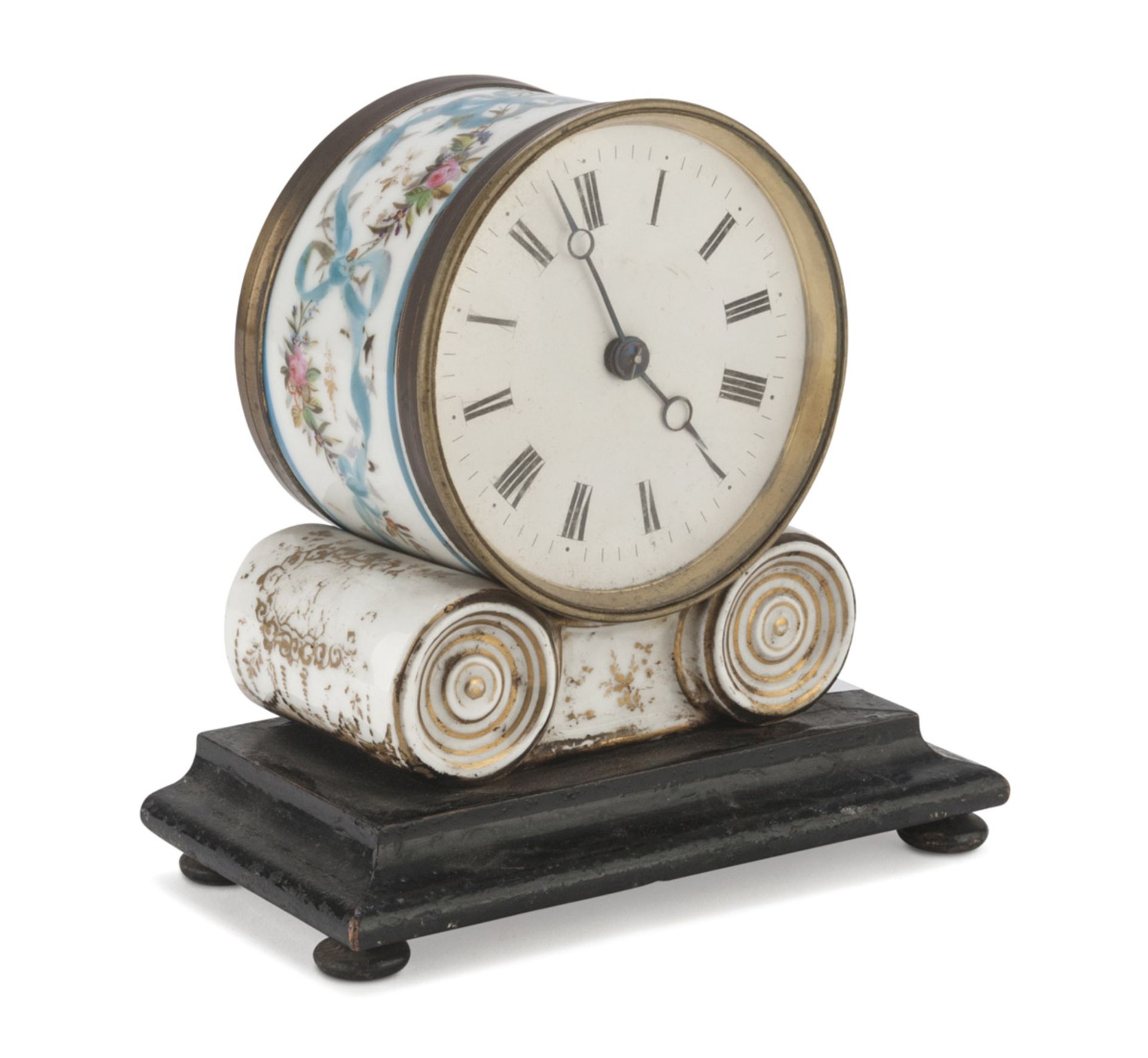 SMALL PORCELAIN CLOCK 19th CENTURY