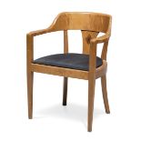 MAPLE ARMCHAIR BIEDERMAIER STYLE 20TH CENTURY