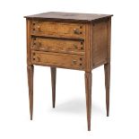 BEDSIDE TABLE IN ASH WOOD PROBABLY PIEDMONT END OF THE 18TH CENTURY