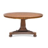 BEAUTIFUL ROUND TABLE IN LEMON WOOD CHARLES X PERIOD