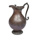 COPPER PITCHER CENTRAL ITALY 18TH CENTURY