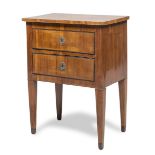 NICE CHERRY BEDSIDE TABLE CENTRAL ITALY LATE 18TH CENTURY