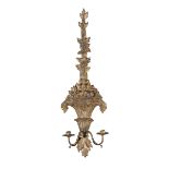 PAIR OF GILTWOOD APPLIQUES EARLY 20TH CENTURY