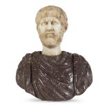 SMALL BUST OF SEPTIMIUS SEVERUS 19th CENTURY