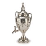 SILVER-PLATED SAMOVAR SHEFFIELD LATE 19th CENTURY