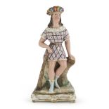 ALLEGORIC PORCELAIN FIGURE FRANCE EARLY 20TH CENTURY