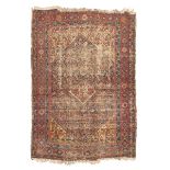 REMAINS OF MALAYER CARPET EARLY 20TH CENTURY