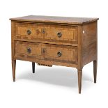 SMALL WALNUT DRAWER CENTRAL ITALY AT THE END OF THE 18TH CENTURY