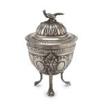 SILVER SUGAR BOWL PUNCH KINGDOM OF ITALY 1872/1933