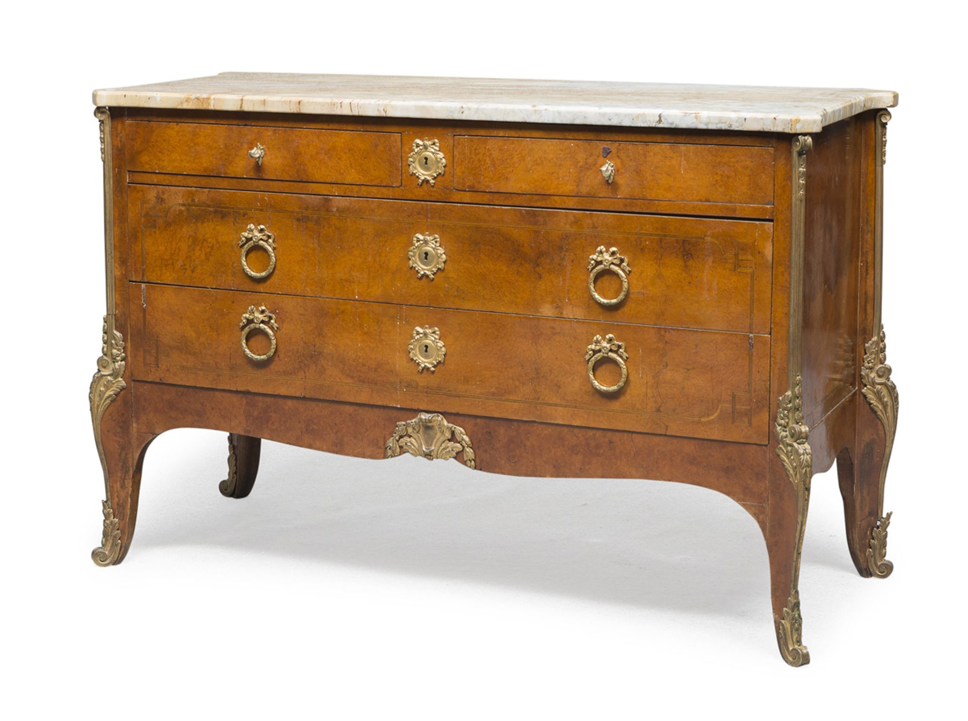 BEAUTIFUL COMMODE IN TUJA WOOD FRANCE PERIOD NAPOLEON III