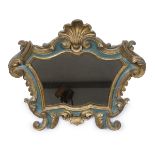 SMALL MIRROR IN LACQUERED WOOD 18TH CENTURY