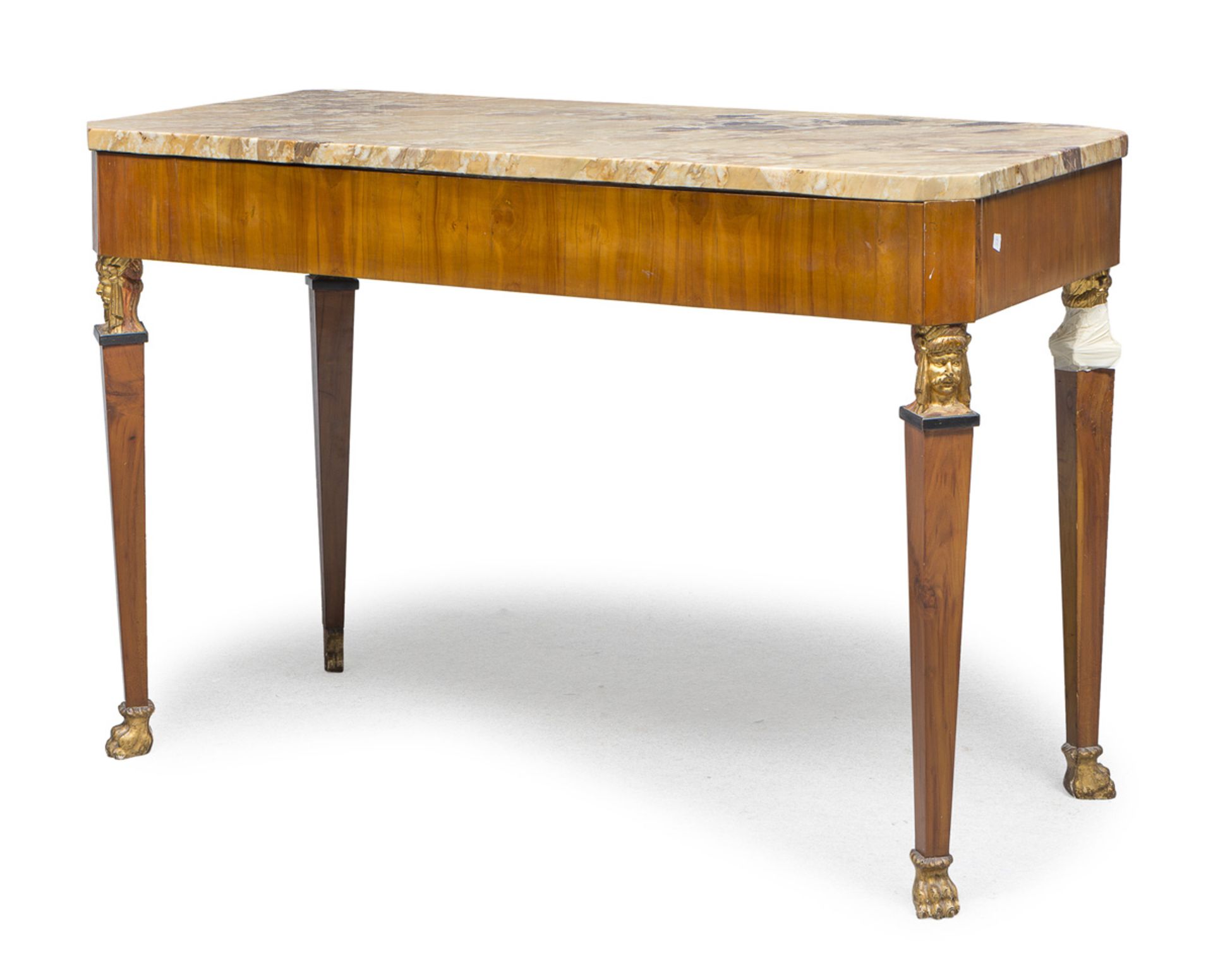 NICE CENTER TABLE IN WALNUT LUCCA EMPIRE PERIOD