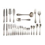 SILVER CUTLERY SERVICE PUNZONE PALERMO 1944/1968