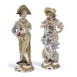 PAIR OF PORCELAIN FIGURES PROBABLY SAX FROM THE END OF THE 19TH CENTURY