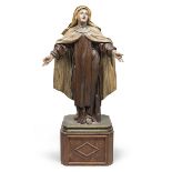 STATUE OF ST CATHERINE OF SIENA CENTRAL ITALY LATE 18TH CENTURY