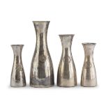 FOUR SILVER WINE BOTTLES FLORENCE POST 1968