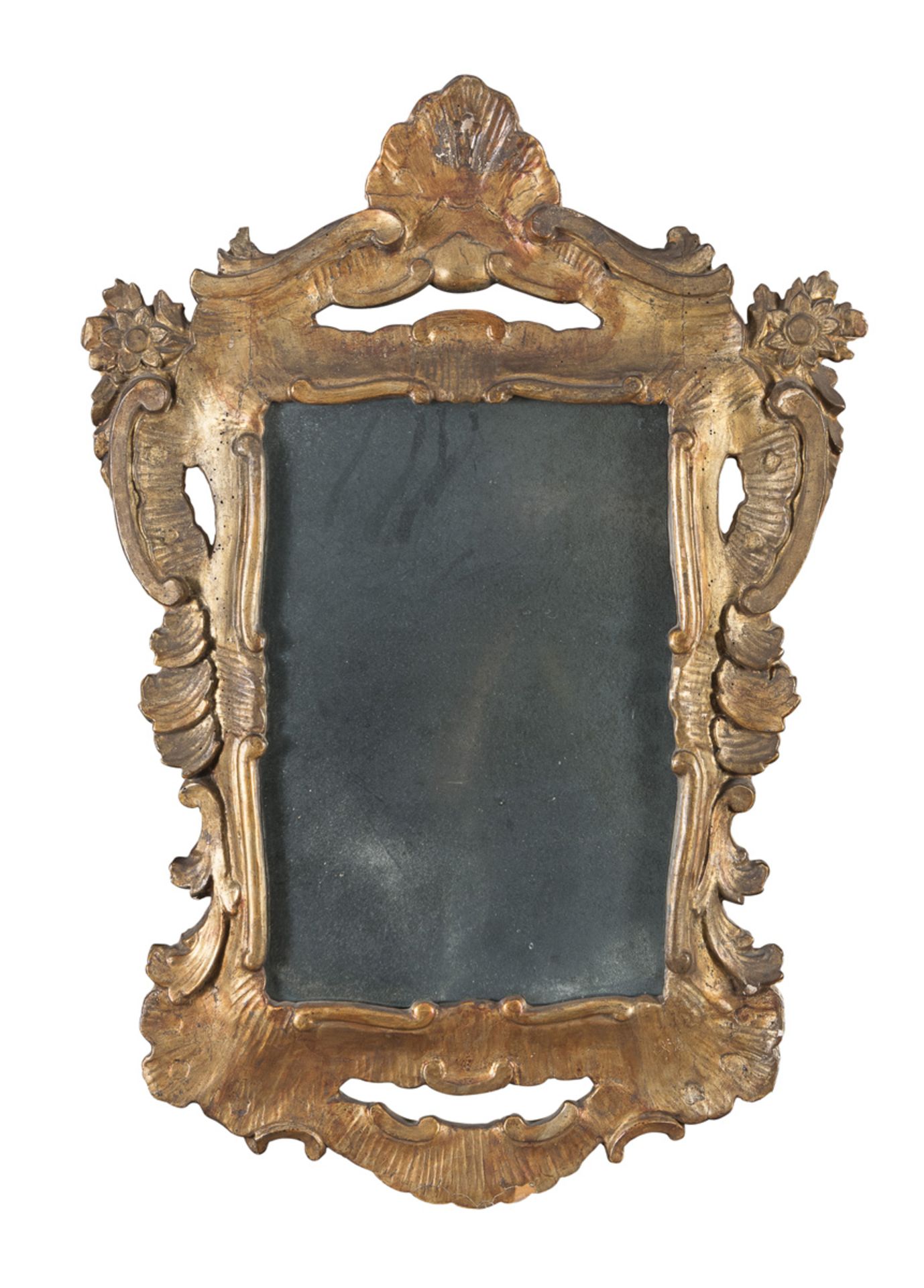 GILTWOOD MIRROR CENTRAL ITALY 18TH CENTURY