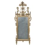 BEAUTIFUL GILTWOOD MIRROR TUSCANY PERIOD LOUIS XVI