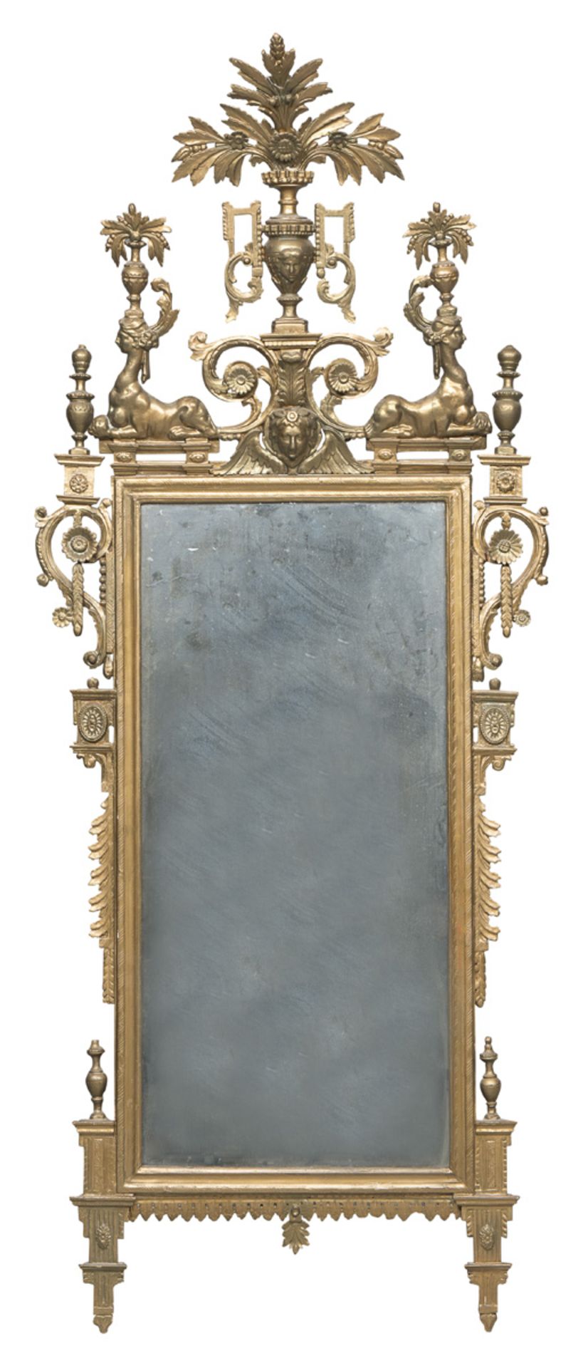 BEAUTIFUL GILTWOOD MIRROR TUSCANY PERIOD LOUIS XVI