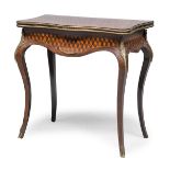 GAME TABLE IN MARQUETERIE FRANCE NAPOLEON III