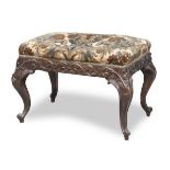 STOOL IN WALNUT PIEDMONT OR FRANCE END OF THE 18TH CENTURY
