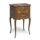 BEDSIDE CABINET IN PAINTED WOOD PROBABLY FRANCE 19TH CENTURY