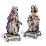 A PAIR OF PORCELAIN GROUPS FRANCE JACOB PETIT 19TH CENTURY