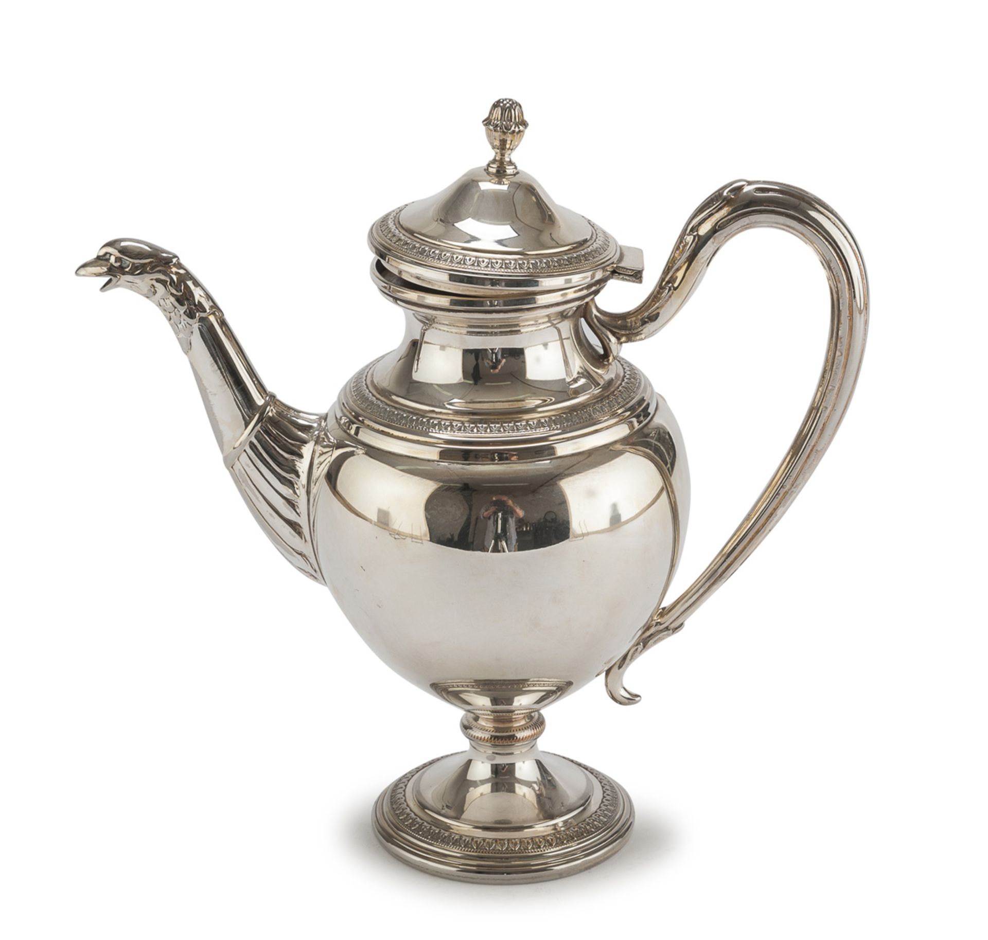 SILVER-PLATED TEAPOT PADUA 20TH CENTURY