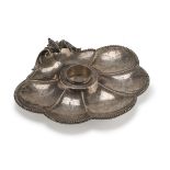 SILVER INKWELL PUNCH LONDON 1856