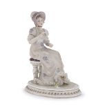 PORCELAIN FIGURE GINORI EARLY 20TH CENTURY