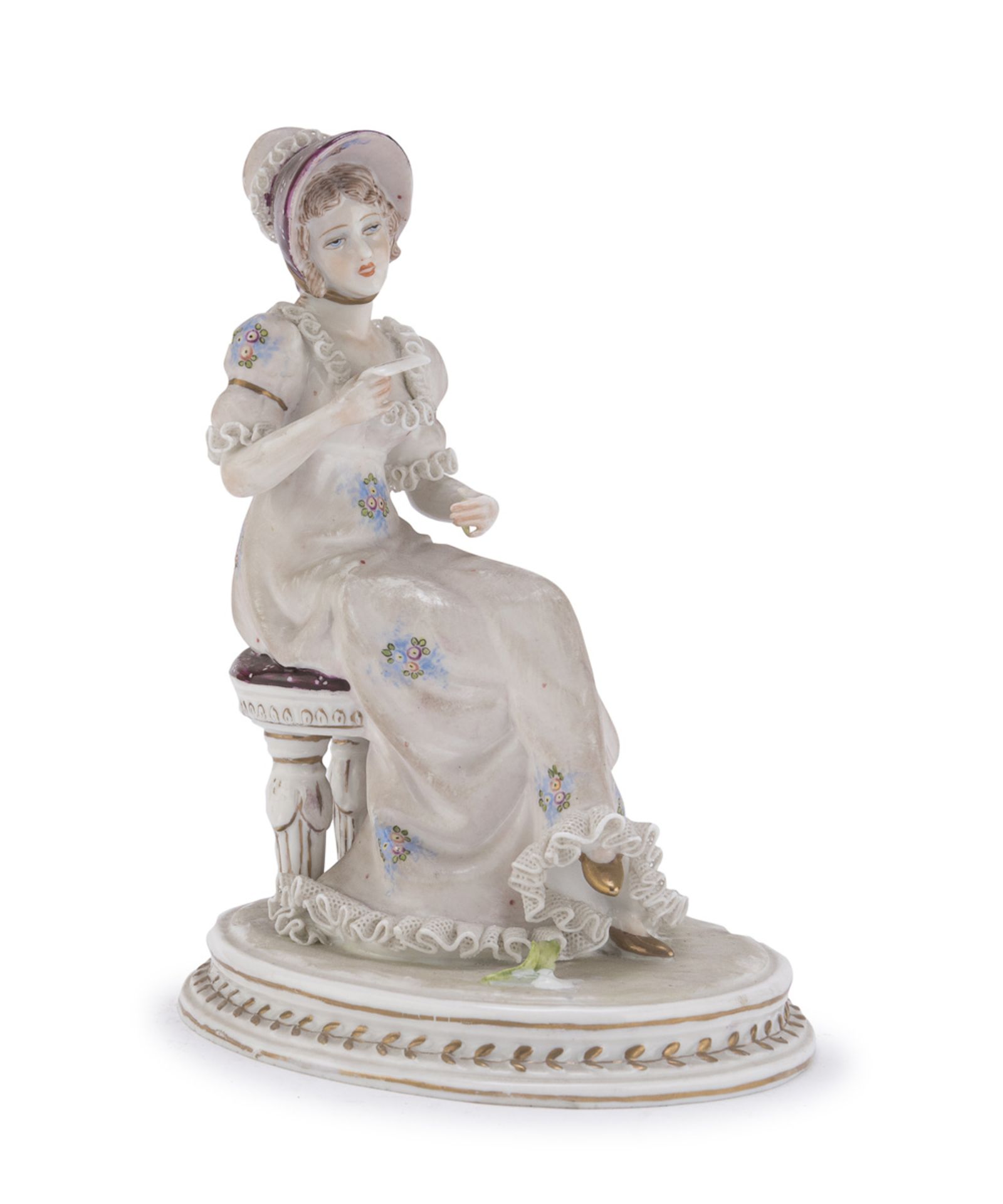 PORCELAIN FIGURE GINORI EARLY 20TH CENTURY