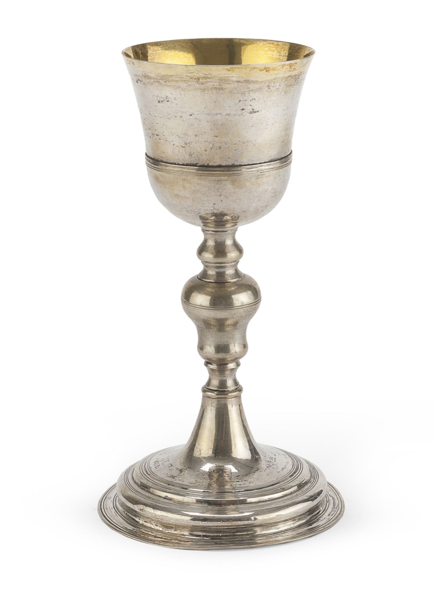 SILVER COMMUNION CUP PROBABLY KINGDOM OF ITALY LATE 19TH CENTURY