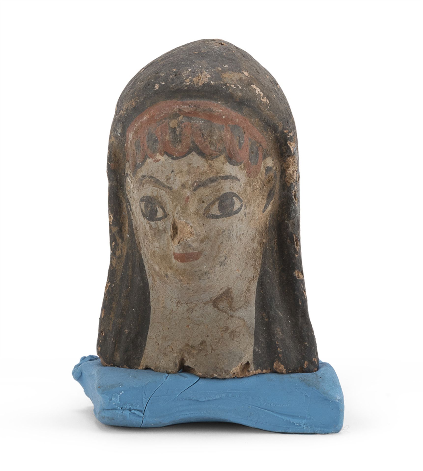 ETRUSCAN ARCHAIC HEAD 6TH CENTURY BC