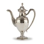 SILVER-PLATED COFFEE POT PADUA 20TH CENTURY