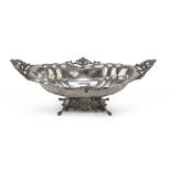 LARGE SILVER CENTERPIECE PUNCH PALERMO 1944/1968