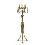 BEAUTIFUL FLOOR CANDELABRA ENGLAND END OF THE GEORGIAN PERIOD