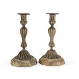 PAIR OF BRONZE CANDLESTICKS 18th CENTURY